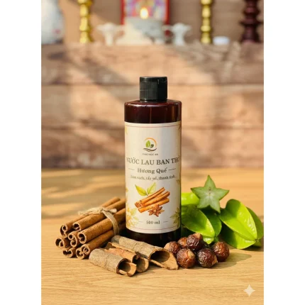 Nước Lau Ban Thờ Hương Quế 500ml - Tẩy Uế, Khử Mùi, Sạch Bóng, Mang Lại Ấm Áp & Vượng Khí